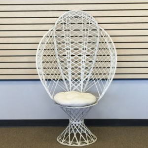 White Wicker Chair